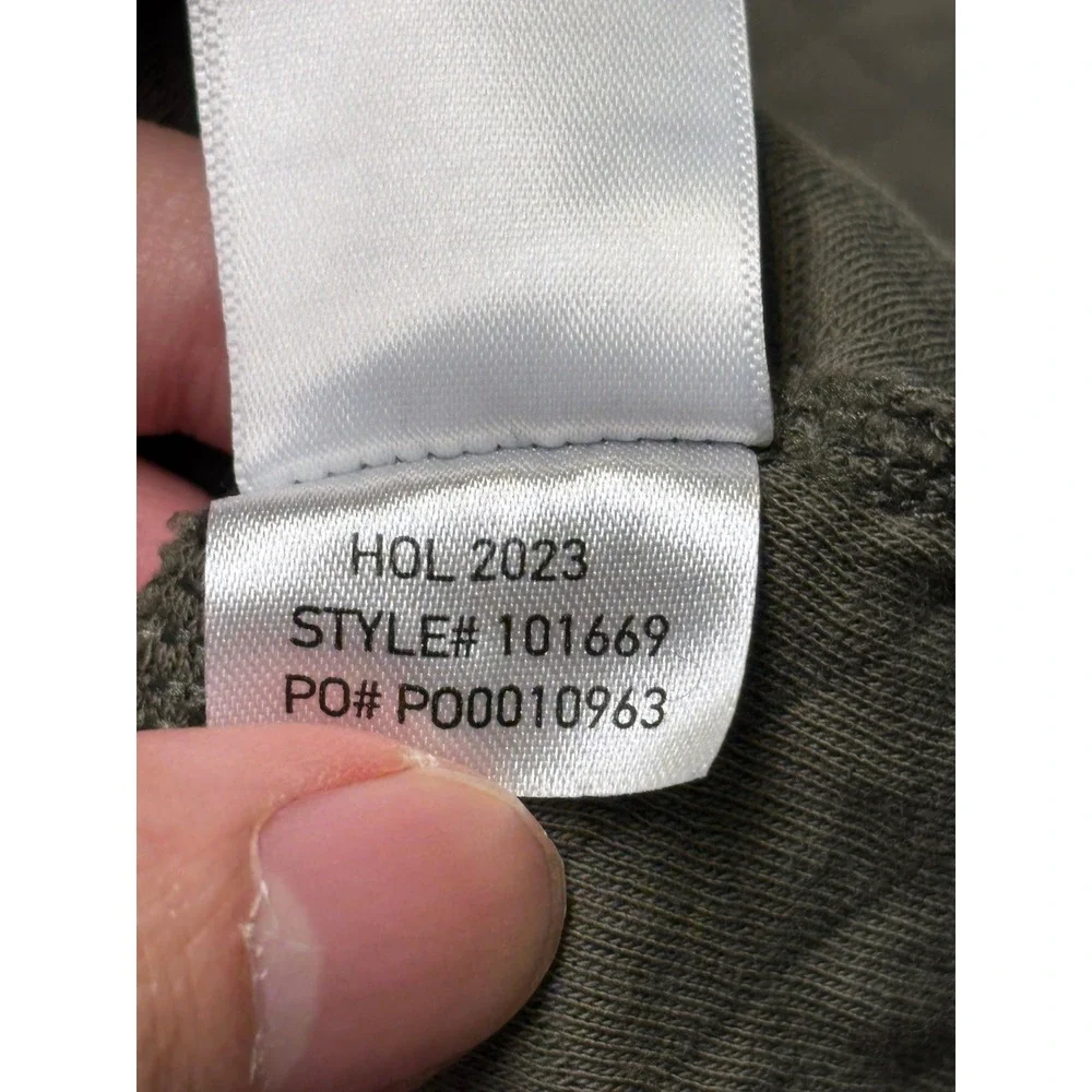 Rhone‎ Gramercy Quilted Full Zip Vest Mens Large Olive Green 101669 Mock Neck
